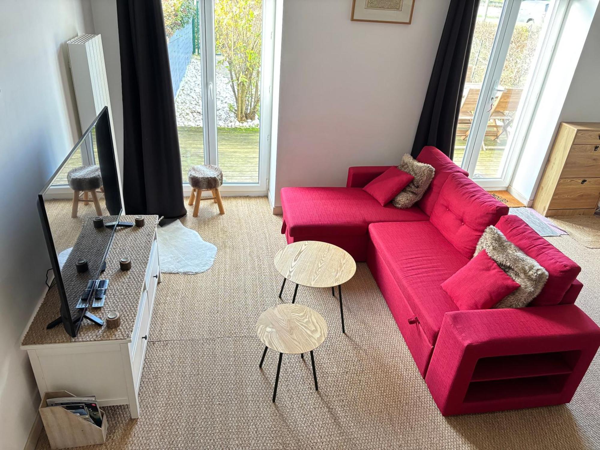 Les Douves Duplex 5 Personnes Lumineux Avec Jardin Et Terrasse Amenagee , Vue Sur Chateau A 5Mn De La Mer, Proche Omaha Beach Et Bayeux Commes Экстерьер фото