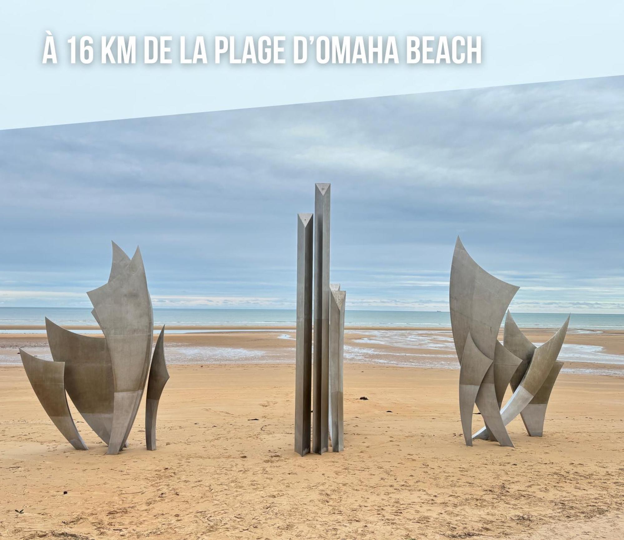 Les Douves Duplex 5 Personnes Lumineux Avec Jardin Et Terrasse Amenagee , Vue Sur Chateau A 5Mn De La Mer, Proche Omaha Beach Et Bayeux Commes Экстерьер фото