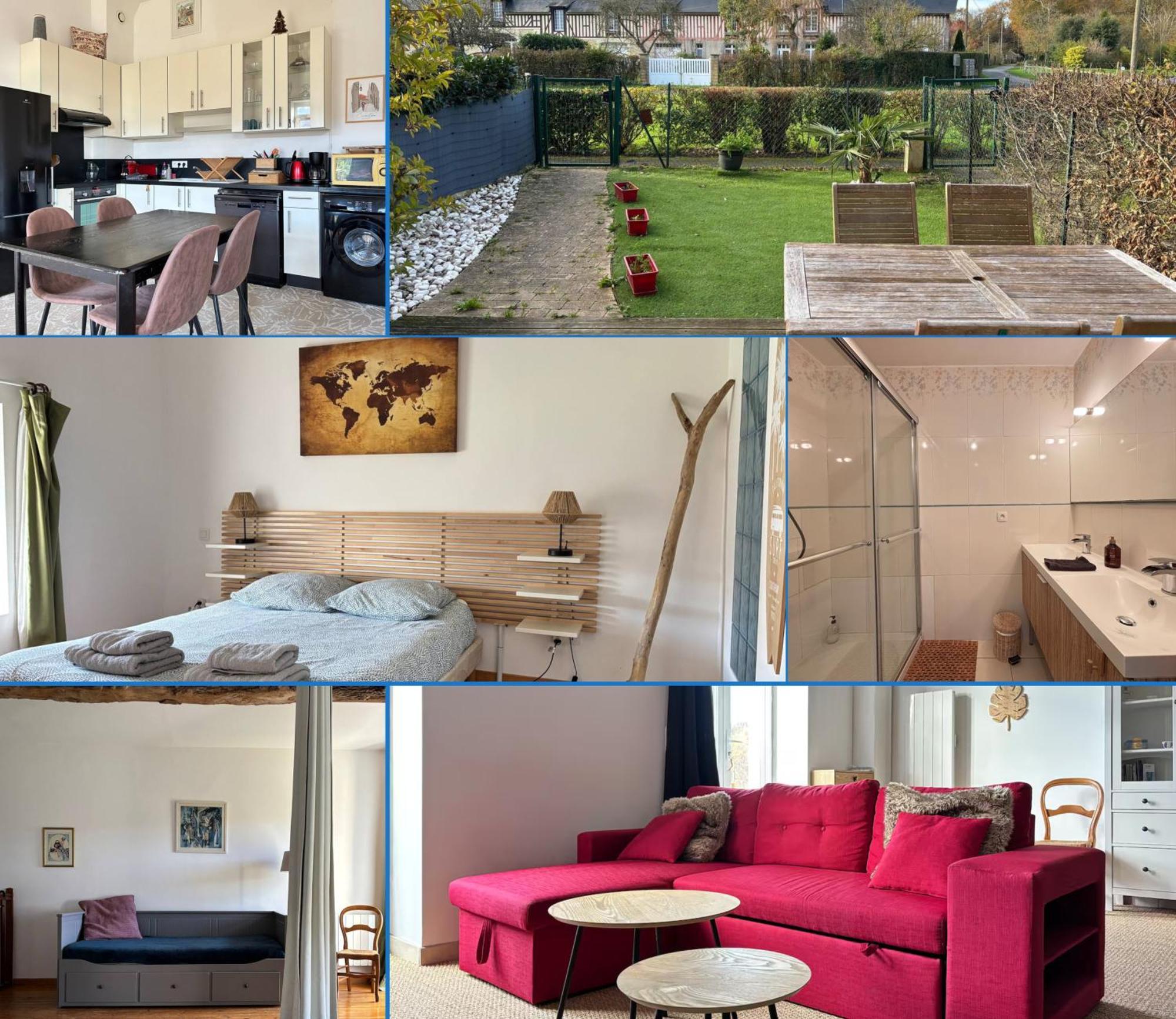 Les Douves Duplex 5 Personnes Lumineux Avec Jardin Et Terrasse Amenagee , Vue Sur Chateau A 5Mn De La Mer, Proche Omaha Beach Et Bayeux Commes Экстерьер фото
